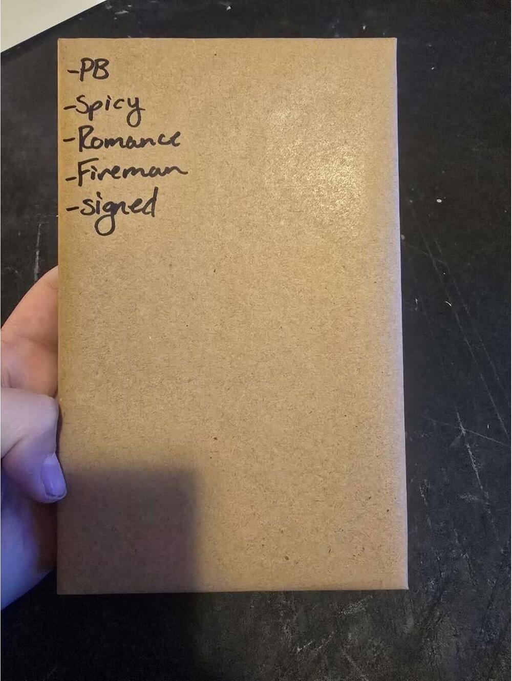 Blind Date with a Spicy Fireman Novel - signed